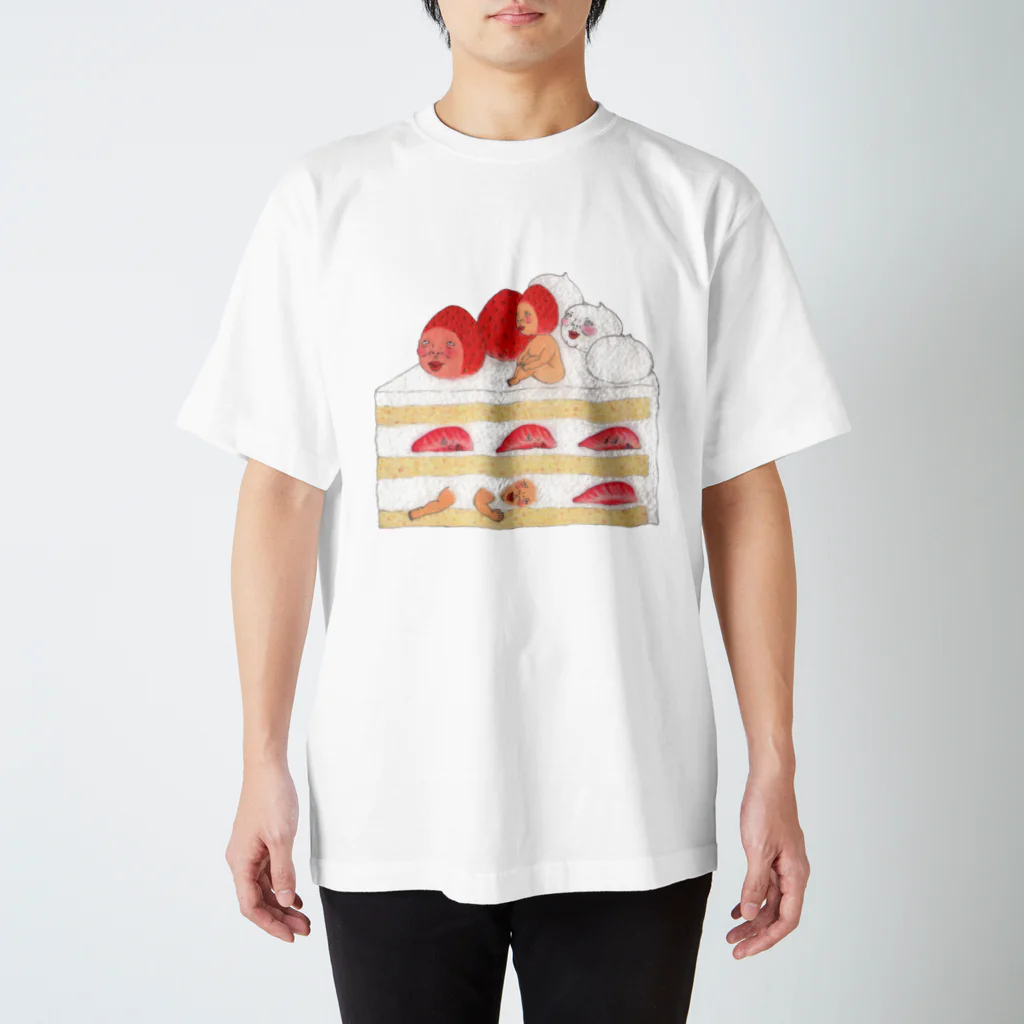 はなのところのいちごショートケーキ スタンダードTシャツ