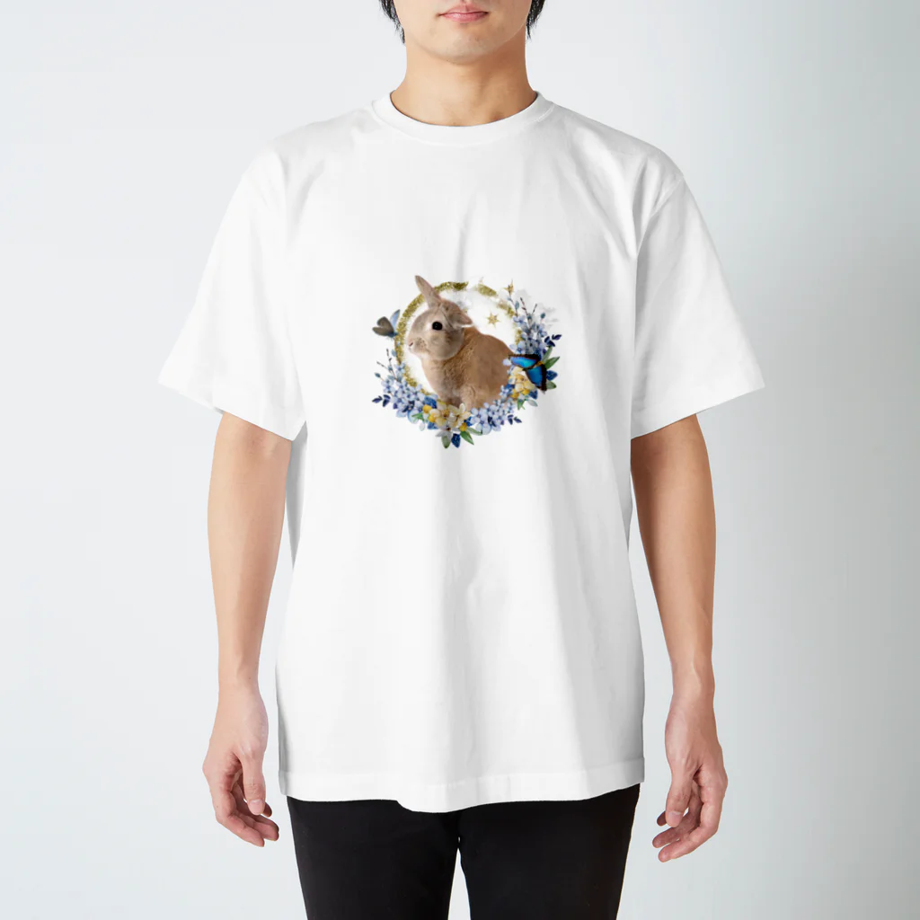 wonder land sweetのキナコくん春のお散歩 Regular Fit T-Shirt