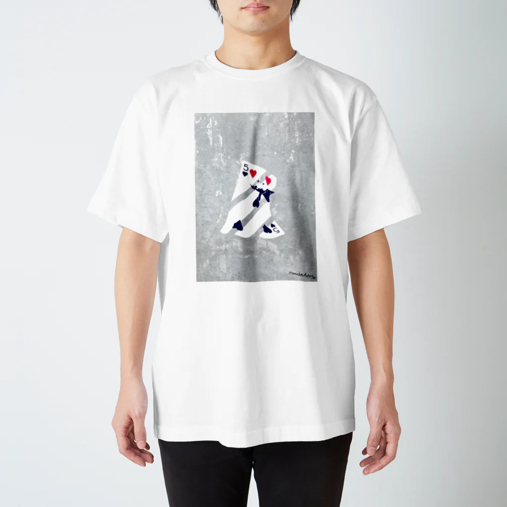 maneka monega のマネモネ　ハート　5　ストリート スタンダードTシャツ