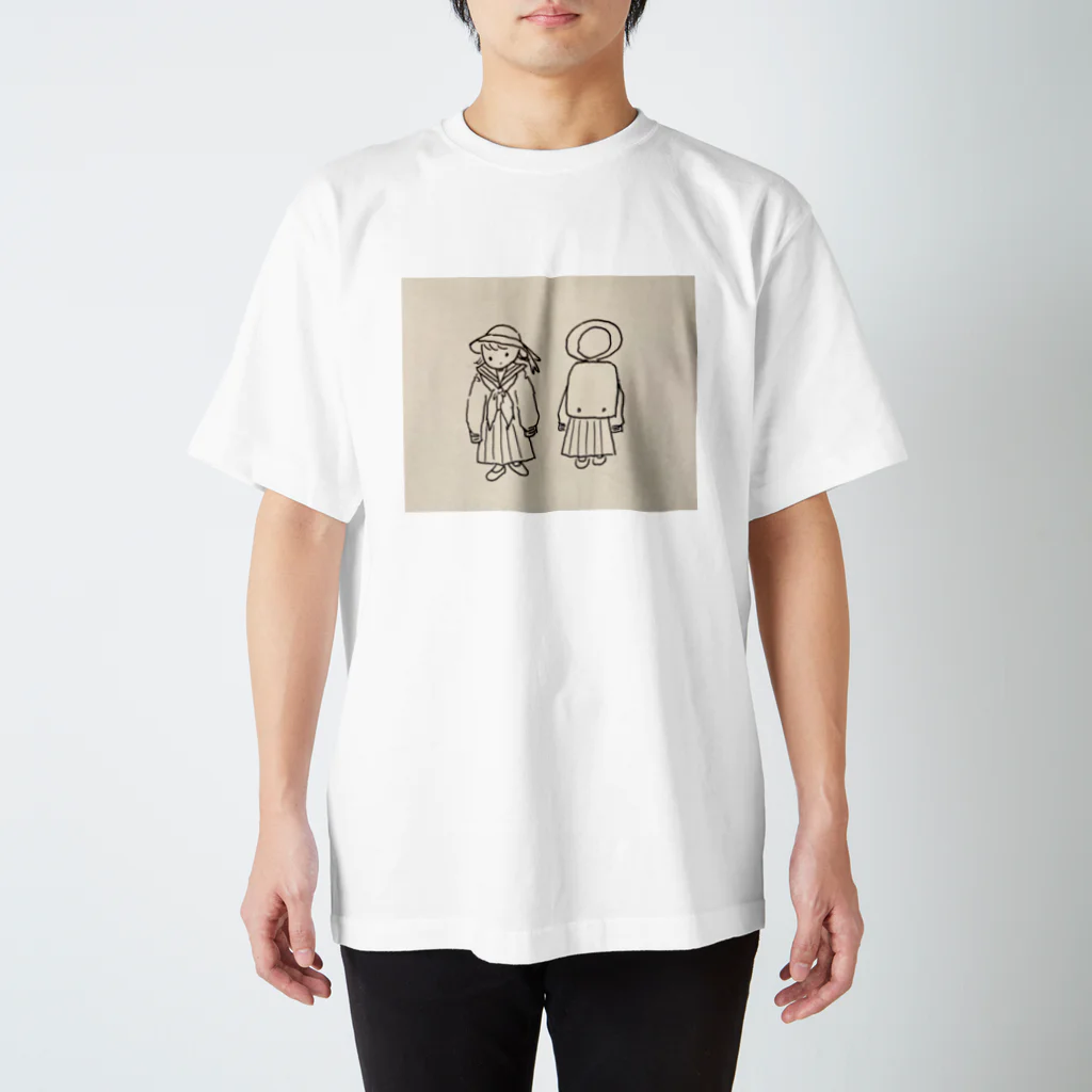 amenoasa(雨の朝)のおねえちゃんのせいふく スタンダードTシャツ