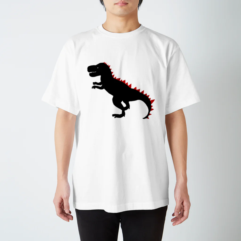 Kanako Okamotoの恐竜Tシャツ「ティラノサウルス」 スタンダードTシャツ