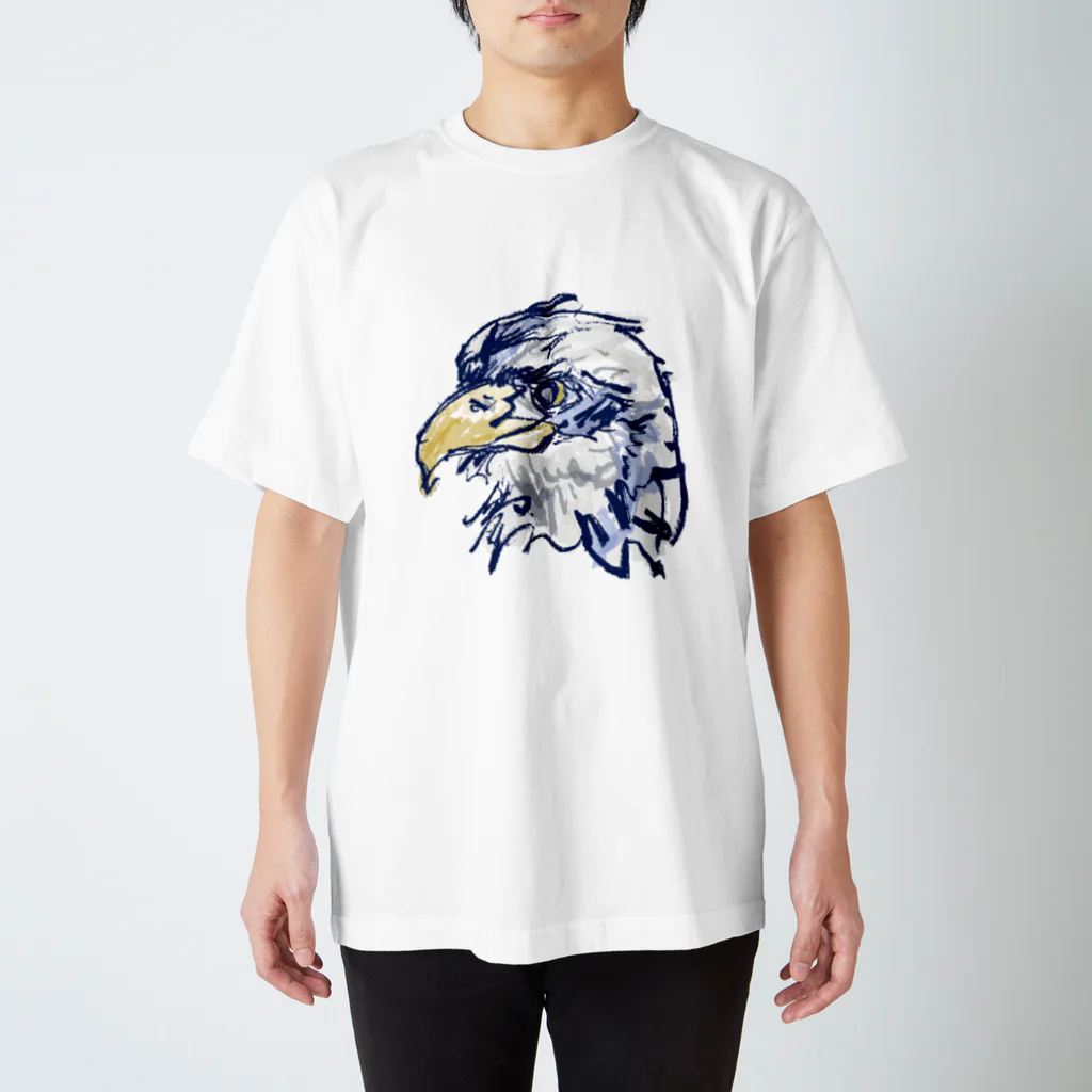 Ekakidoriのハクトウワシの眼光 Regular Fit T-Shirt