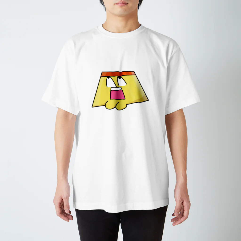 おタム【暖かい綿飴】のケツアゴプリン スタンダードTシャツ