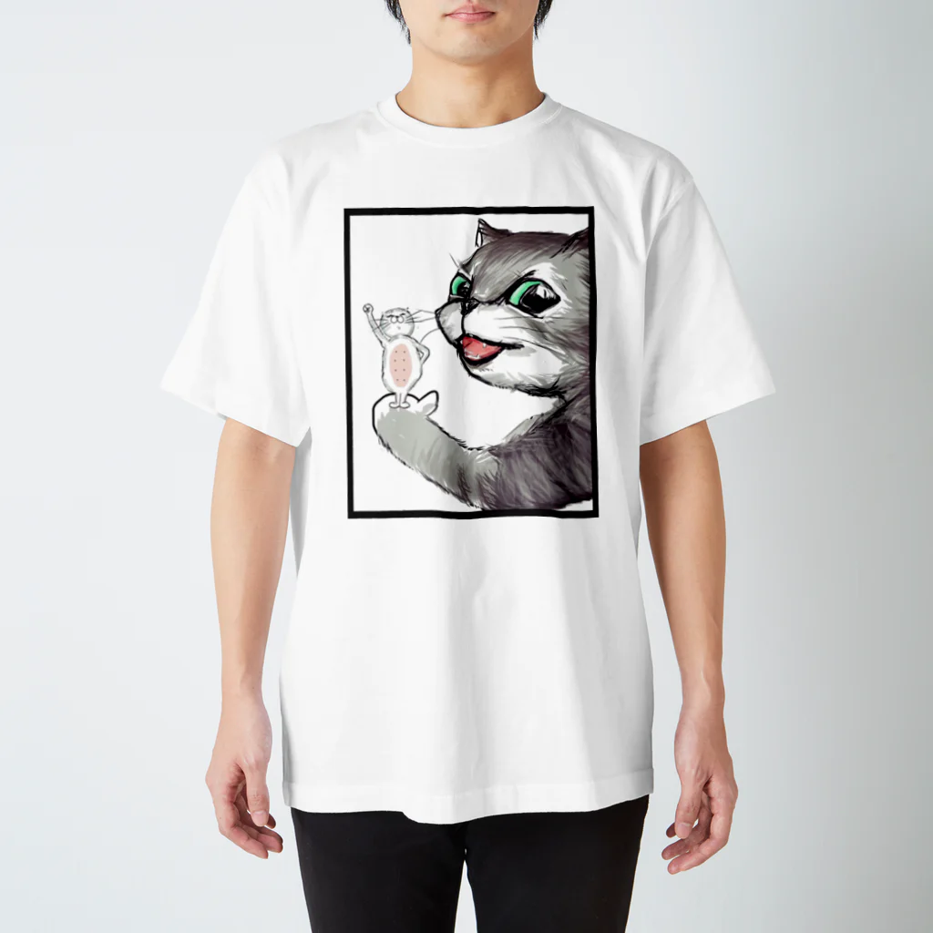 桃井あちのゆずと手乗りいちごグッズ Regular Fit T-Shirt