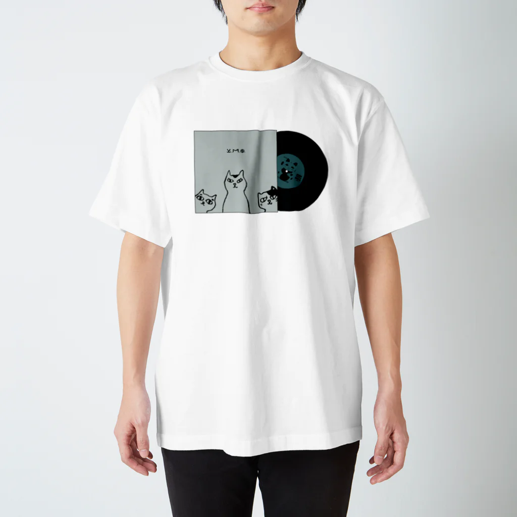 gaya_shri_designの猫文字 ( techno ymo パロ ) Regular Fit T-Shirt