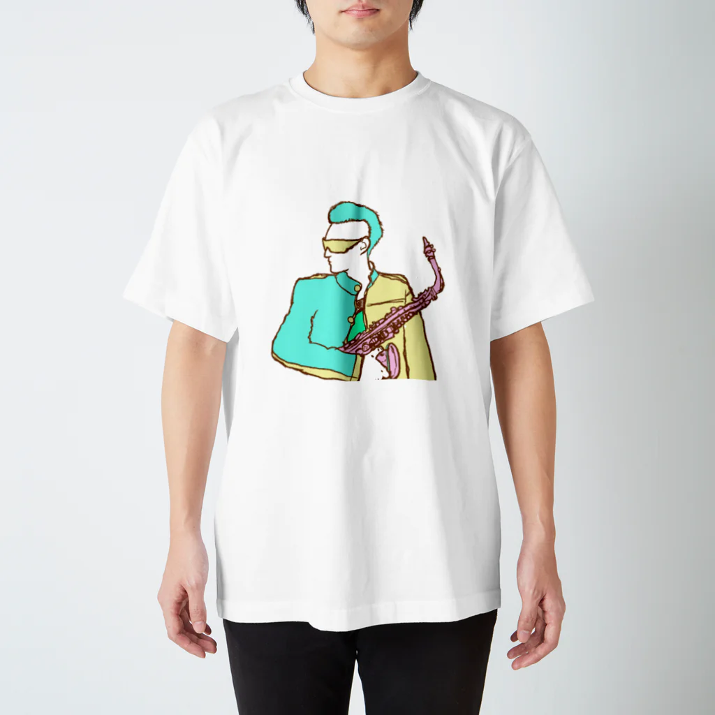 弁慶の陽だまり家の弁慶art colorful　 スタンダードTシャツ