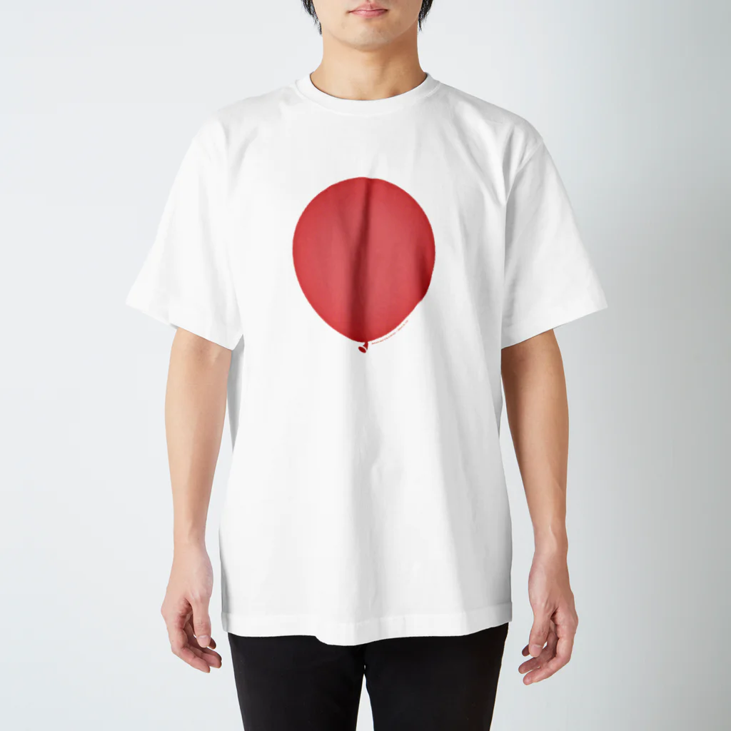 サグラダ・ピュン子のBalloon / Red スタンダードTシャツ