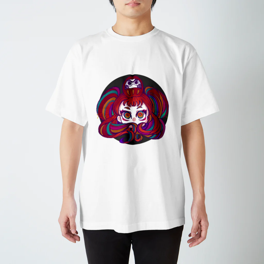 たつまきのだるまさんがころんだ スタンダードTシャツ