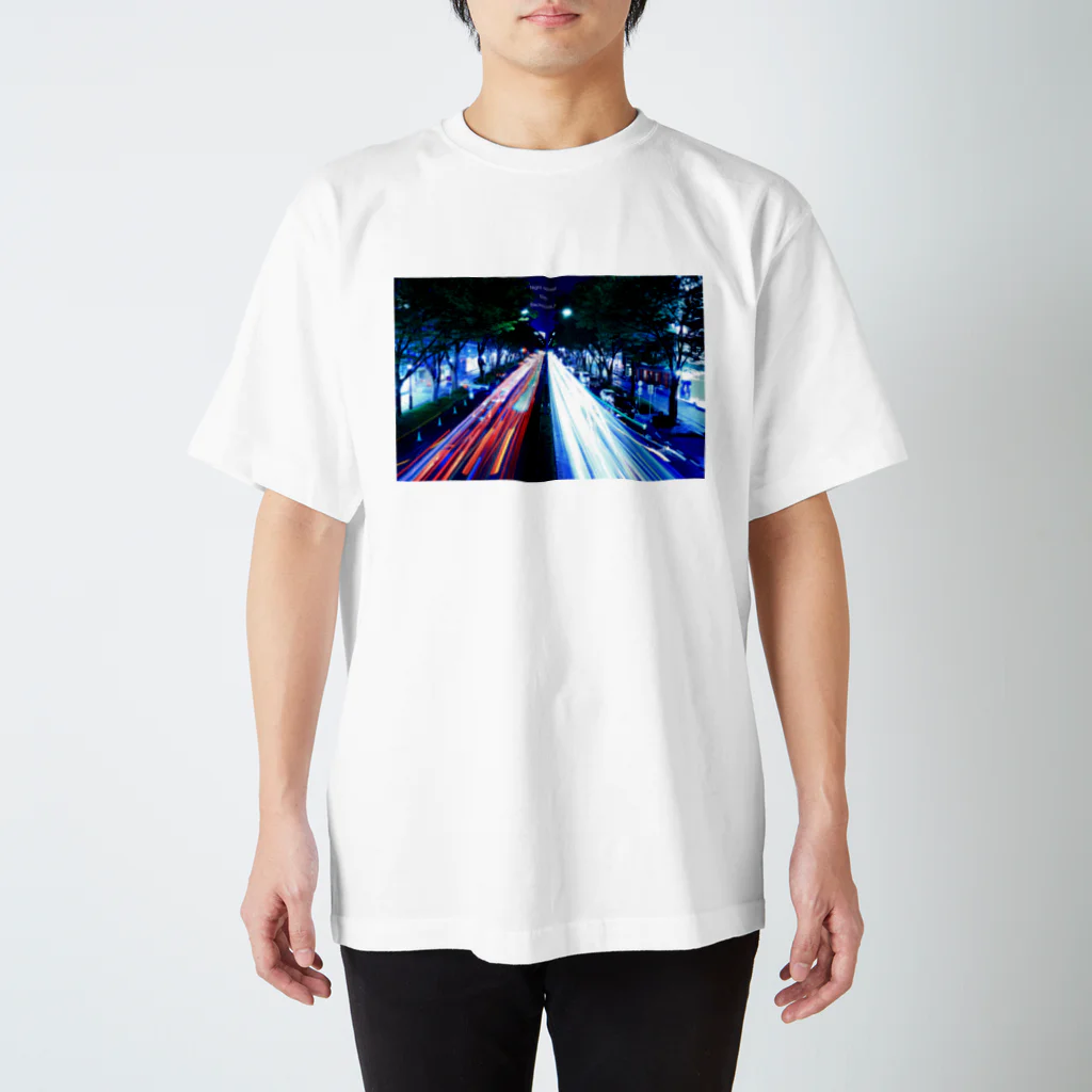 BacksideのNight street スタンダードTシャツ