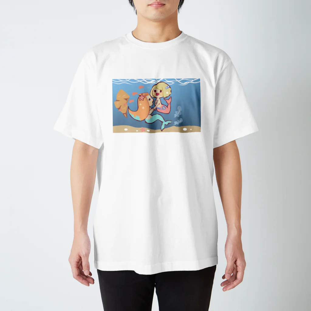 ajisaishopの恋する人魚 スタンダードTシャツ