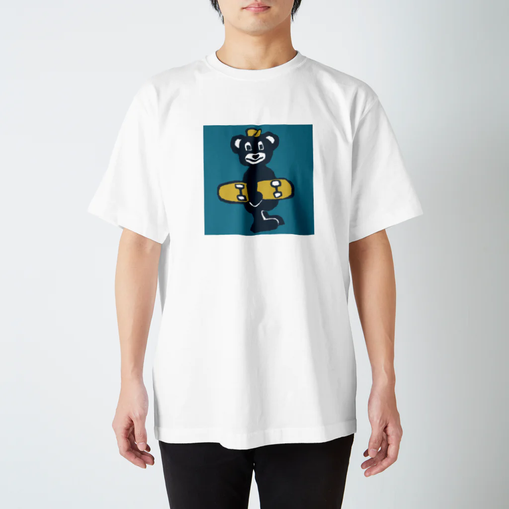 yume05070502のスケボーグマ スタンダードTシャツ