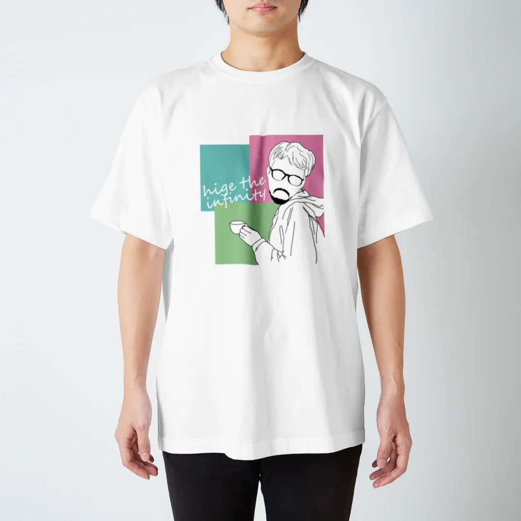 ヒゲノミクスのhige_the_cofee スタンダードTシャツ