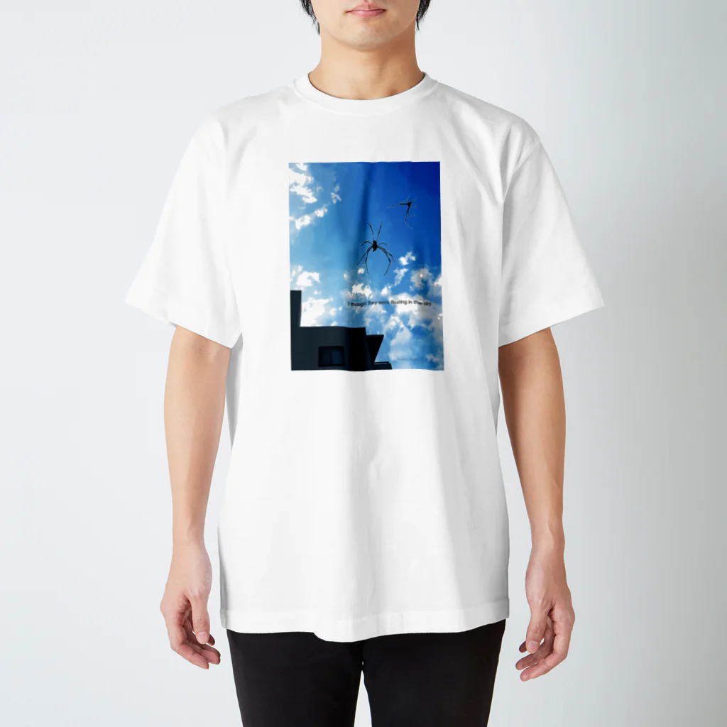 Graphic Design +αのクモと雲 スタンダードTシャツ