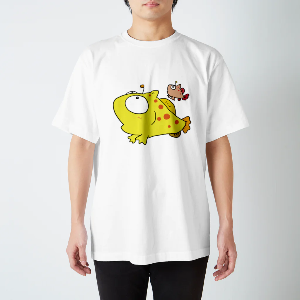 ぺけ丸のカエルアンコウ スタンダードTシャツ