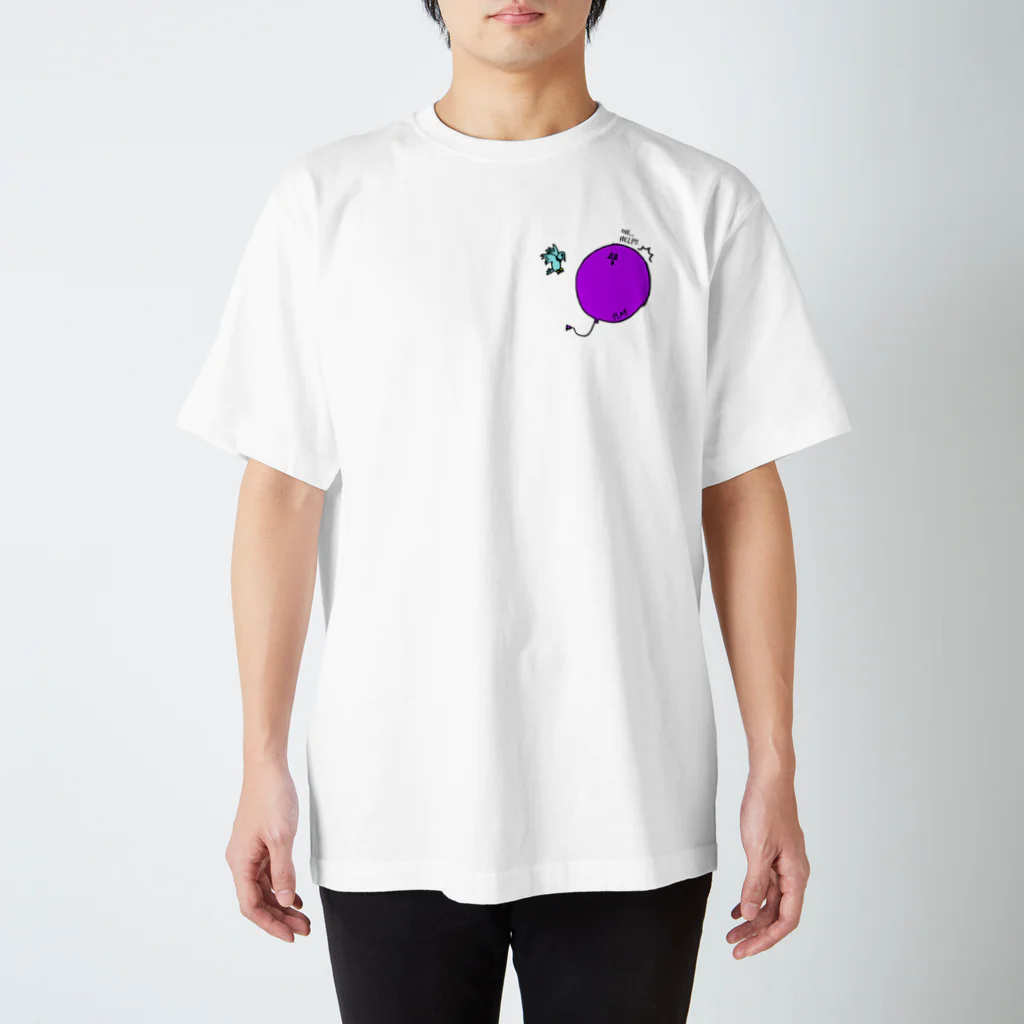 PLAY clothingのHELP BALLOON PU Regular Fit T-Shirt