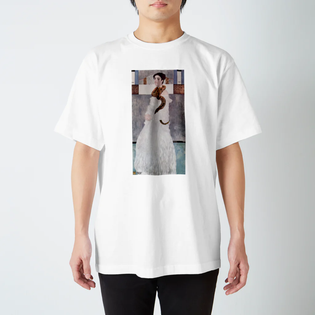 HermannStrasseのクリムトとボアコンストリクター Regular Fit T-Shirt