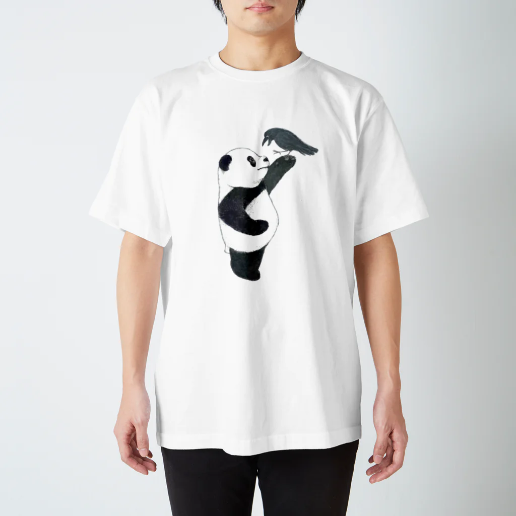 すなぱんだの子ぱんだカラス Regular Fit T-Shirt