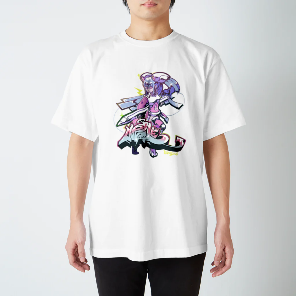 SATOON SUZURI  STORE (SSS)のPencil子 Regular Fit T-Shirt