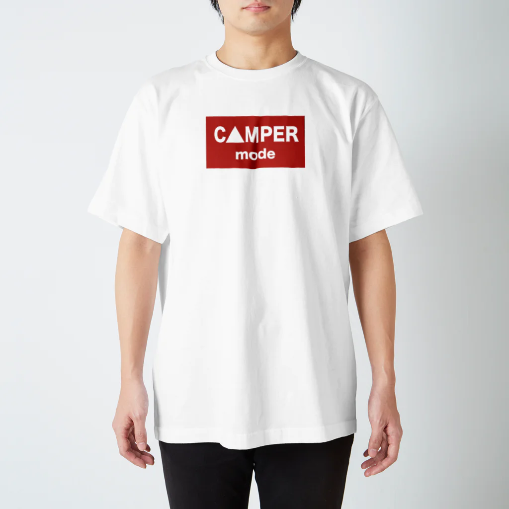 CAMPER MODEのCAMPERMODEロゴスクエア スタンダードTシャツ