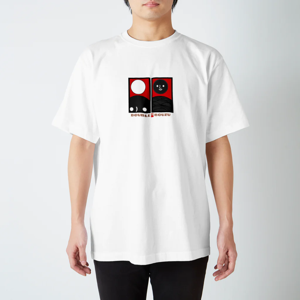 くろがおのダブルぼうず🎴 スタンダードTシャツ