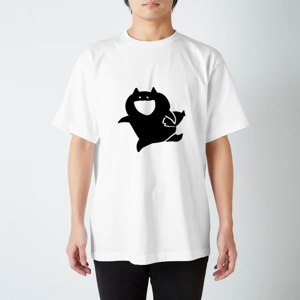 かーベねこ屋のさかながすきなねこ スタンダードTシャツ