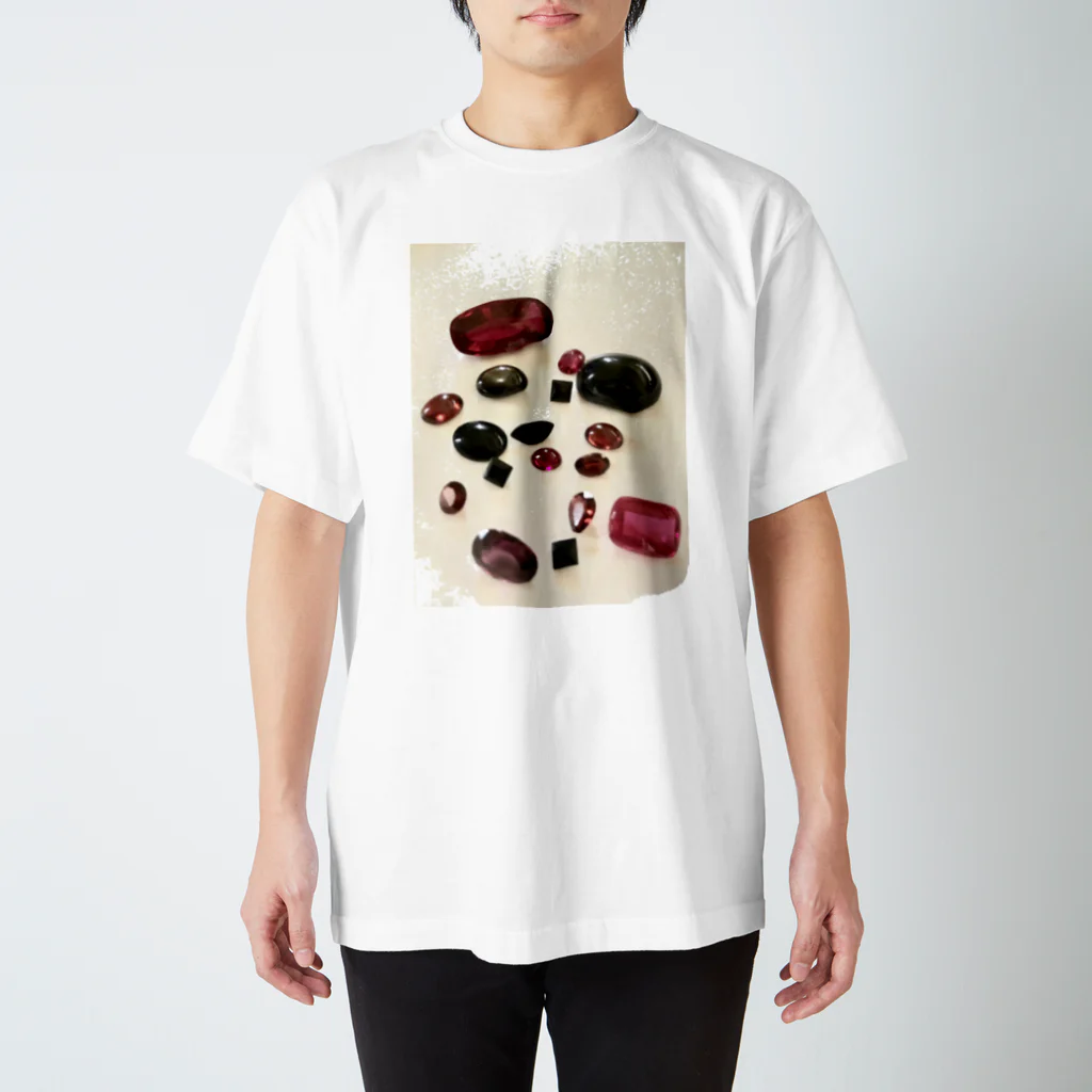 aquaroseの花霞・紅 スタンダードTシャツ