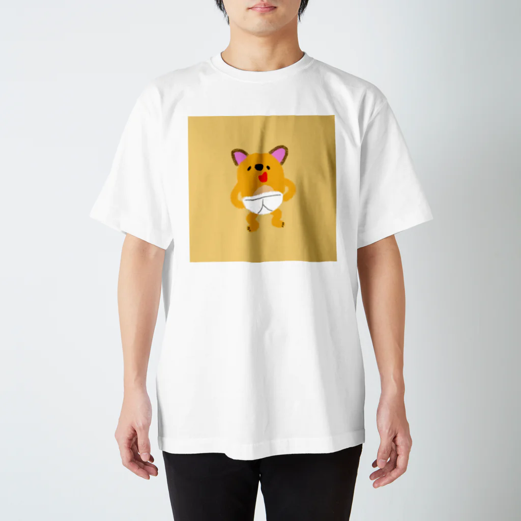 おとなしのえっへん！おぱんちゅきつね スタンダードTシャツ