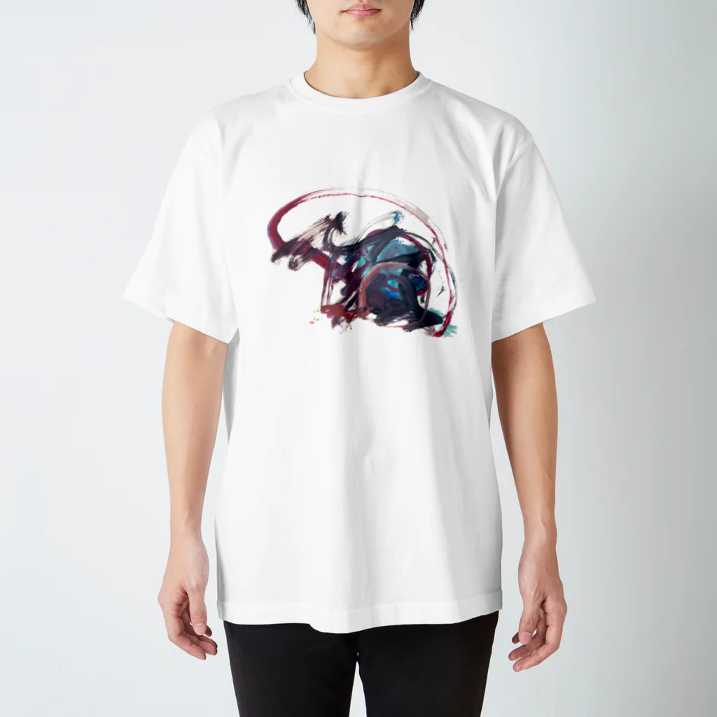 bochicoのdrawing SAURUS スタンダードTシャツ