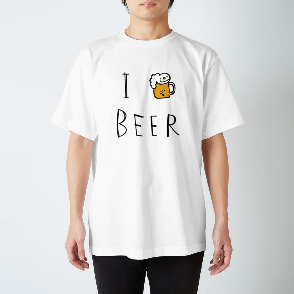リズムパレットのI LOVE BEER by リズムバー スタンダードTシャツ