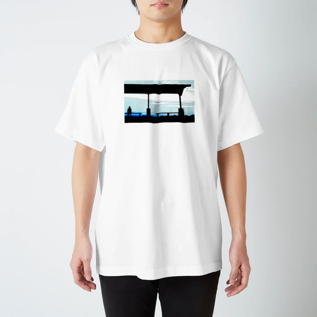 TakamasaHadaの下灘駅 Regular Fit T-Shirt