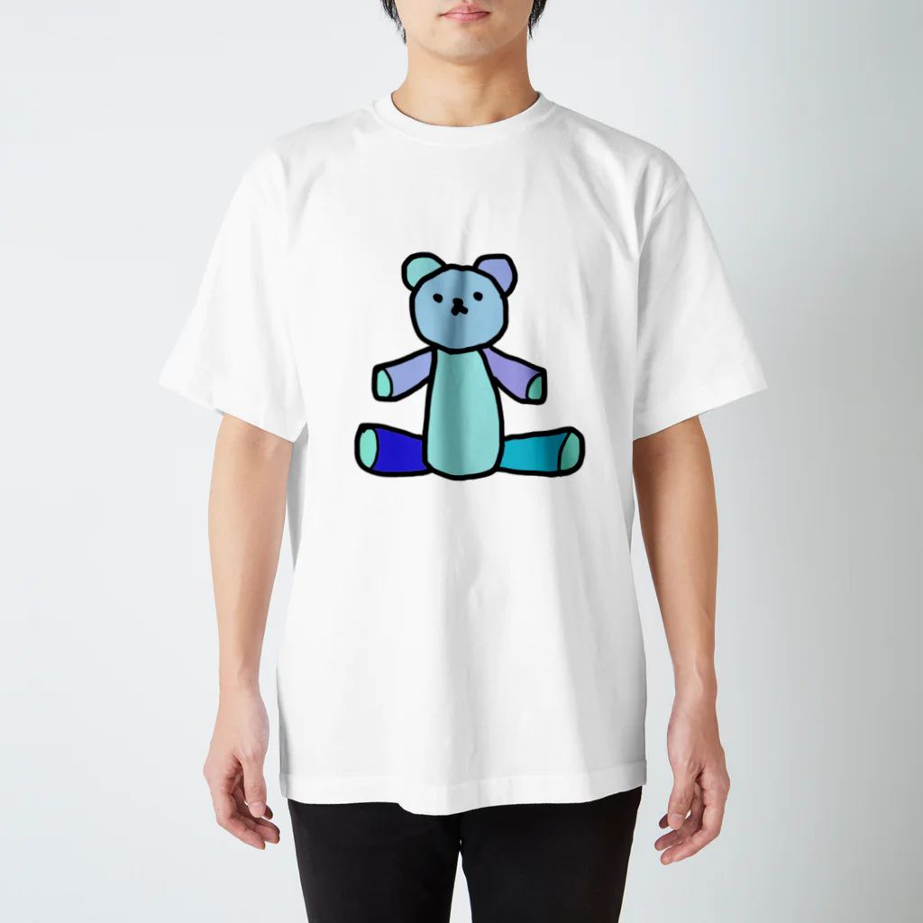 marlendのブルーなテディベア スタンダードTシャツ