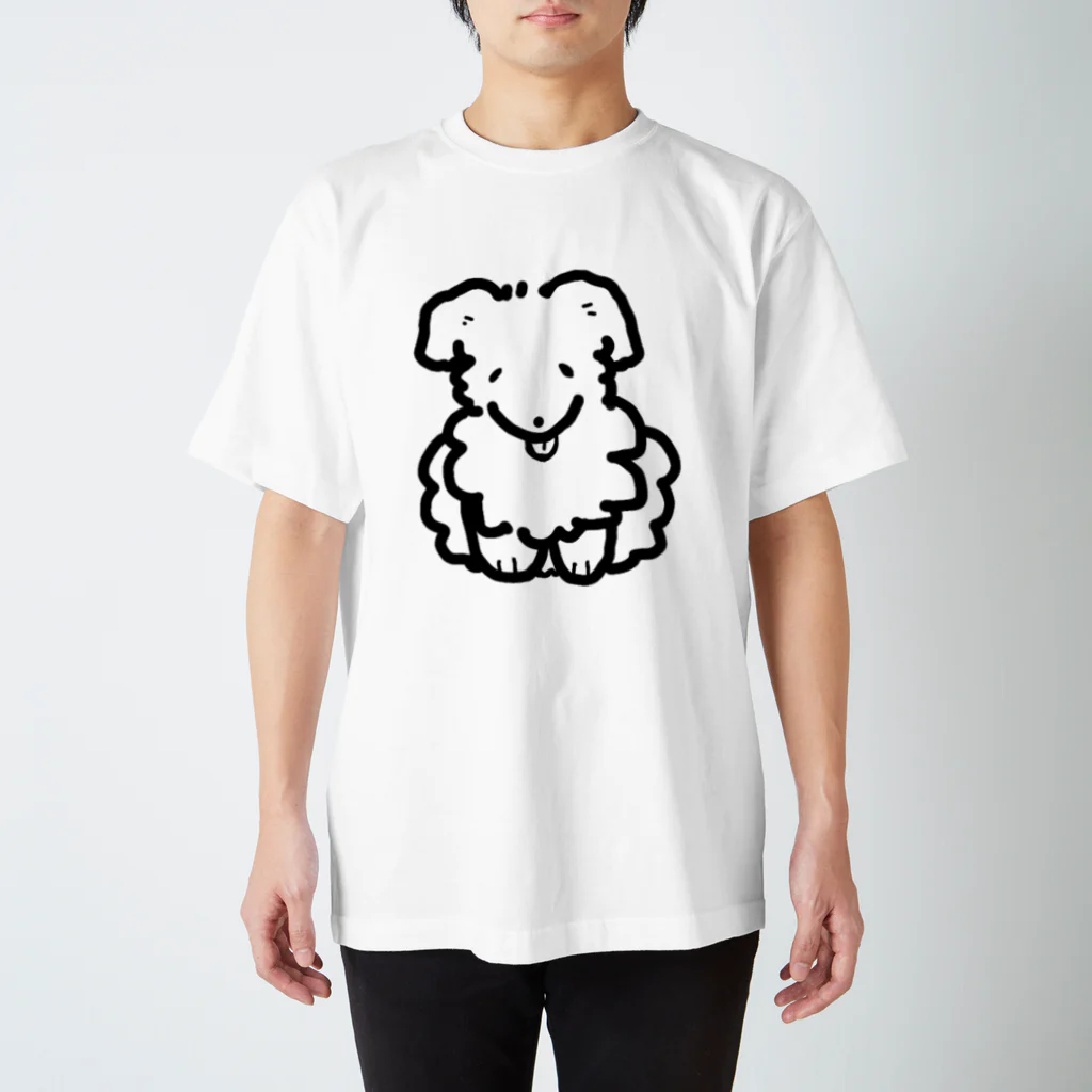 pet goodsのシンプルシェルティ スタンダードTシャツ