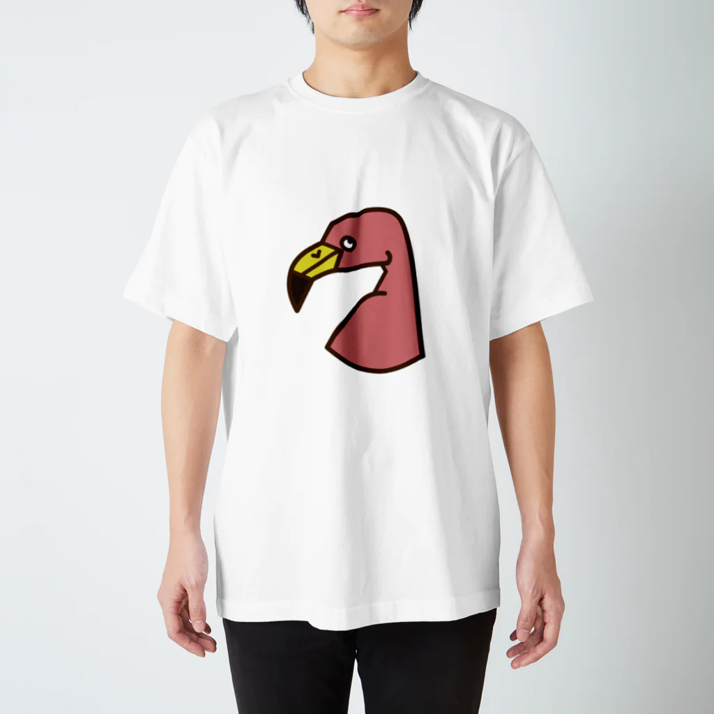 ちょっとだけヤバめSHOPの目がイってるFLAMINGO スタンダードTシャツ