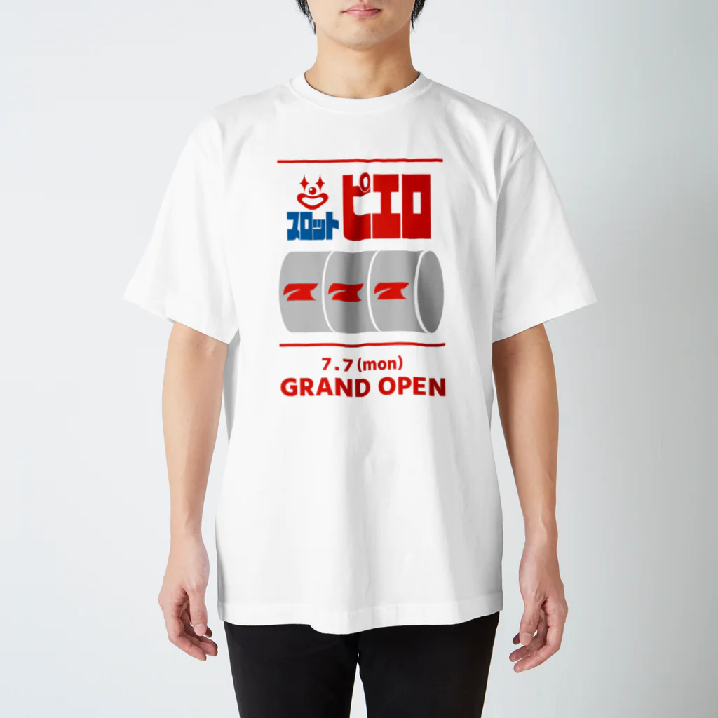 kazspaceのスロットピエロ スタンダードTシャツ