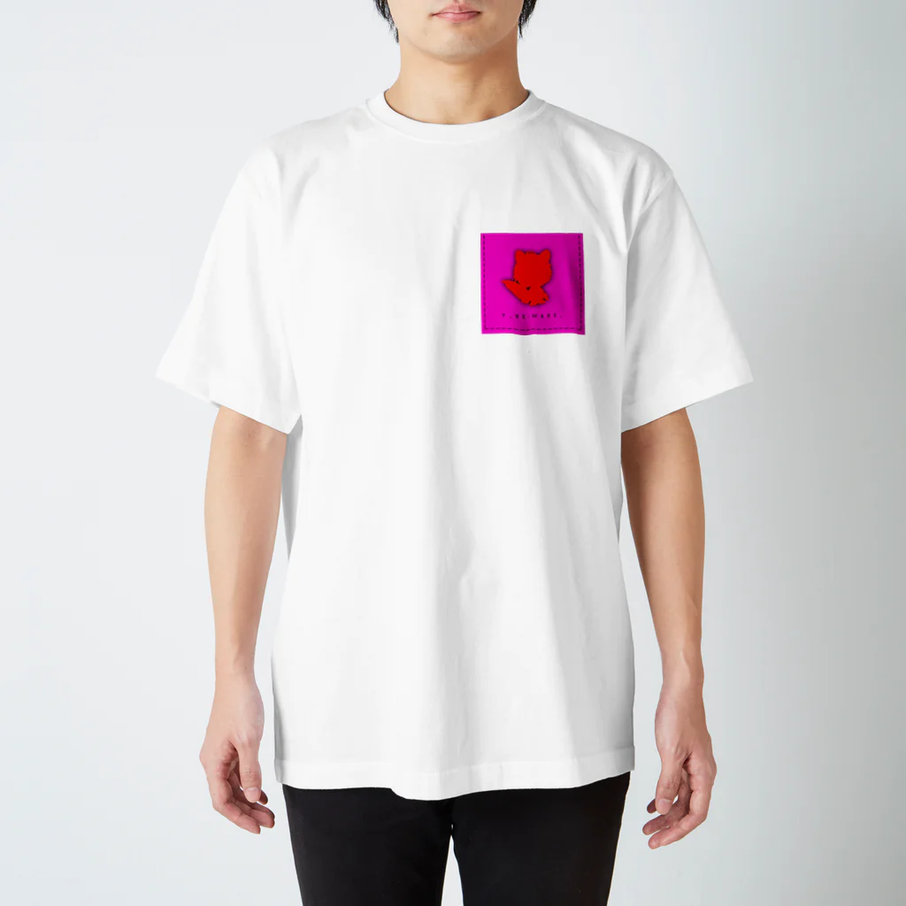 ユーリメイクのお店のY_RE:MAKE｡フェイクポケットT スタンダードTシャツ