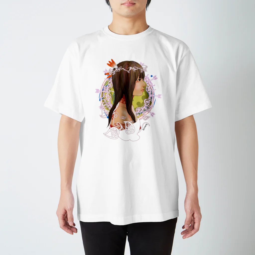 かざあなのアメリカ大陸の少女B Regular Fit T-Shirt