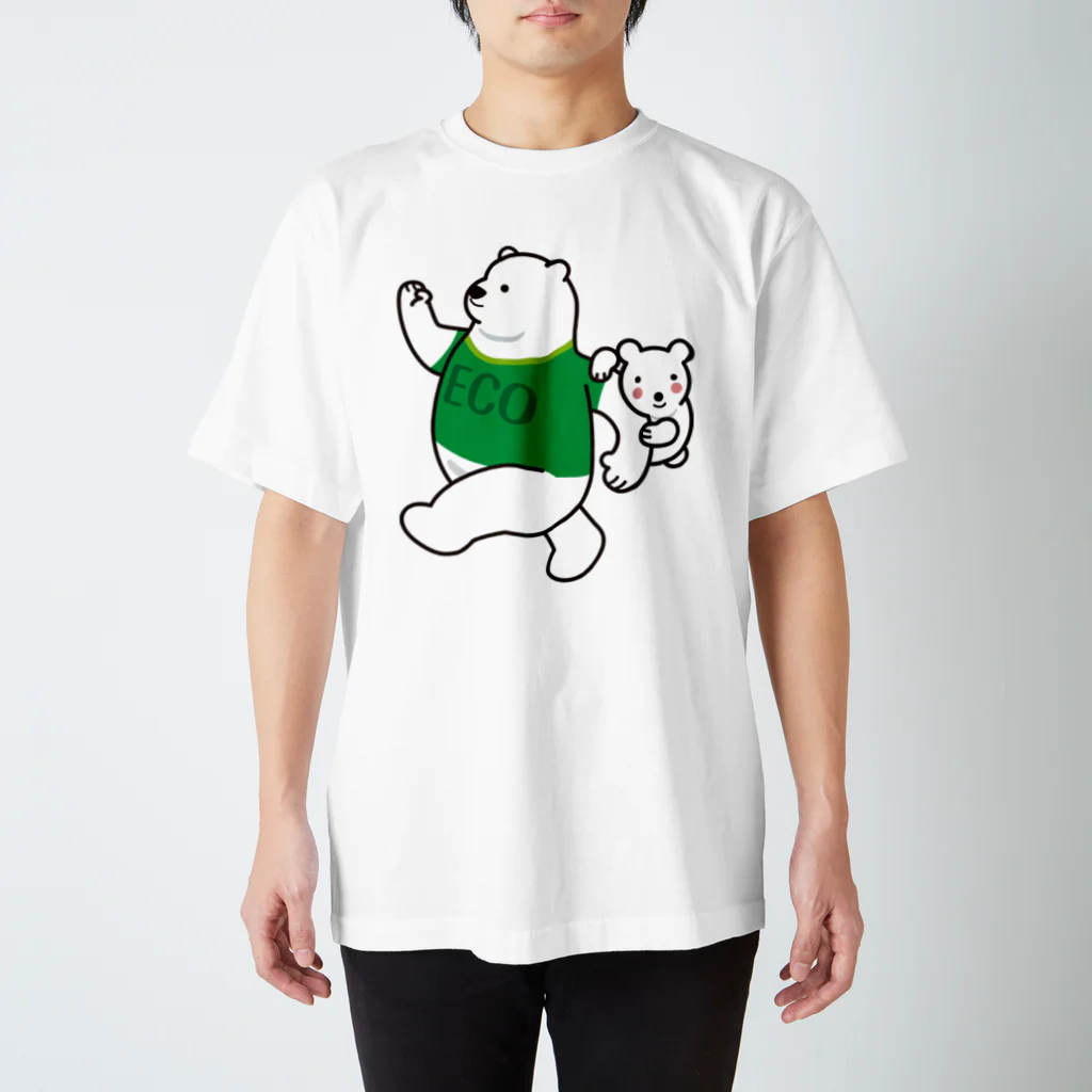 しろくま屋のしろくま君02 スタンダードTシャツ