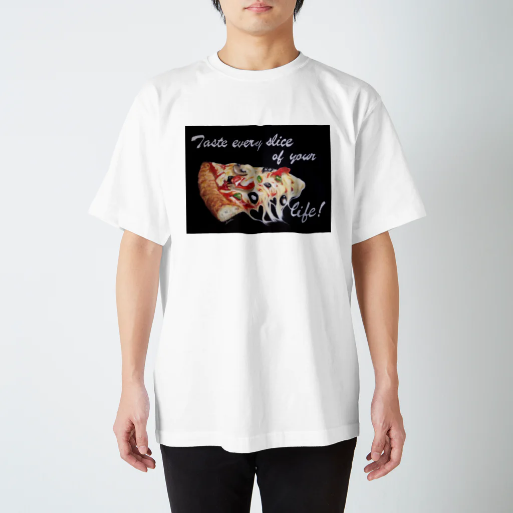 SachiYoshimotoのTaste every slice of your life! Regular Fit T-Shirt