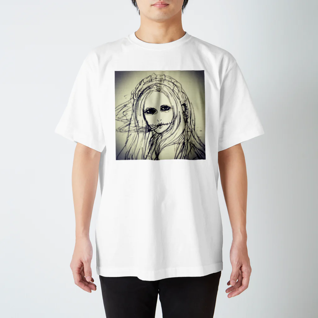 しぶき   やのタバコ女ゾンビシングル Regular Fit T-Shirt