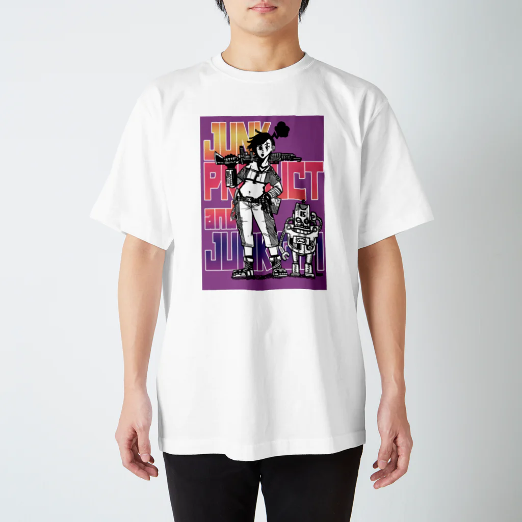 Jackpot-Artsのサイバーパンクジャンキー Regular Fit T-Shirt