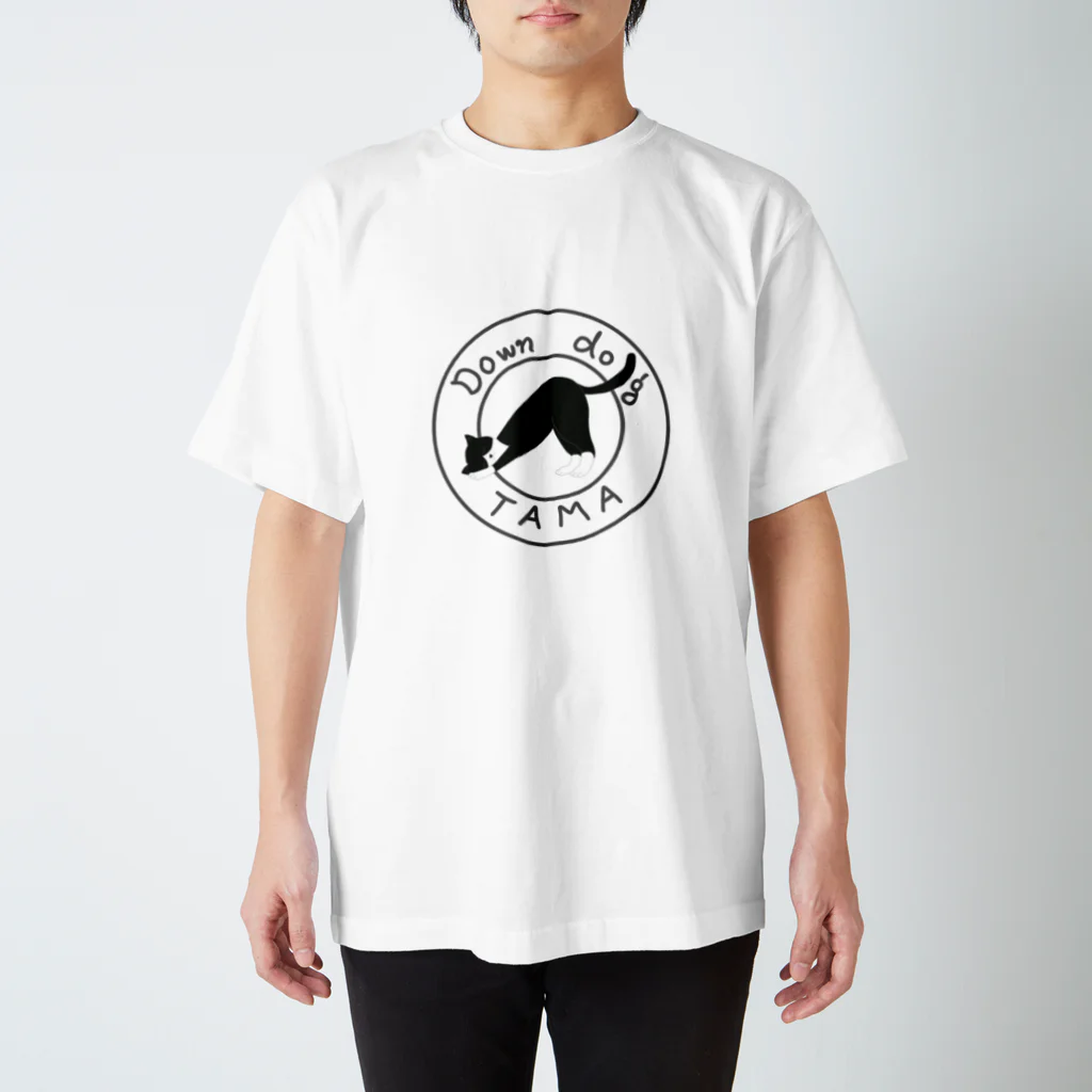 Santih-KAのダウンドッグ・タマ Regular Fit T-Shirt