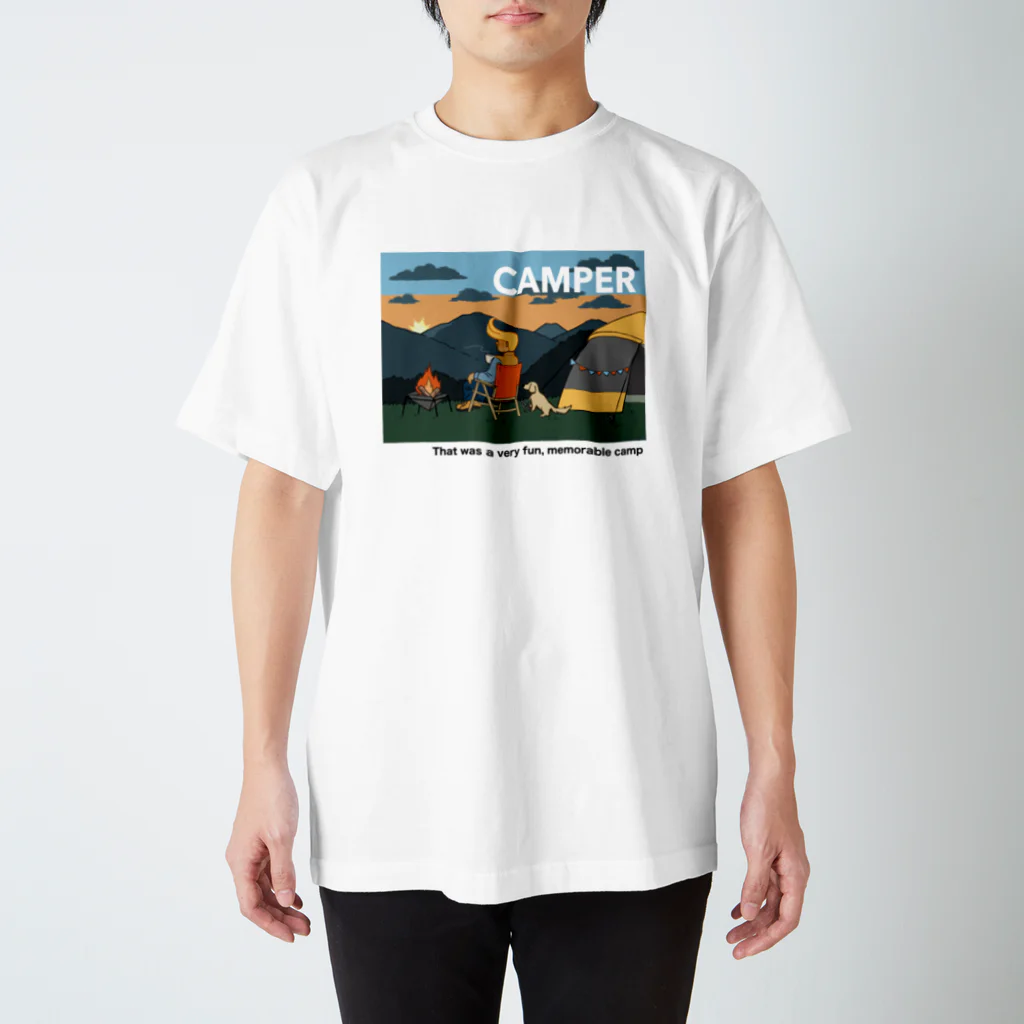 US-towingのCAMPER_朝 Regular Fit T-Shirt