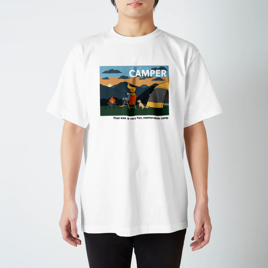 US-towingのCAMPER_朝 スタンダードTシャツ