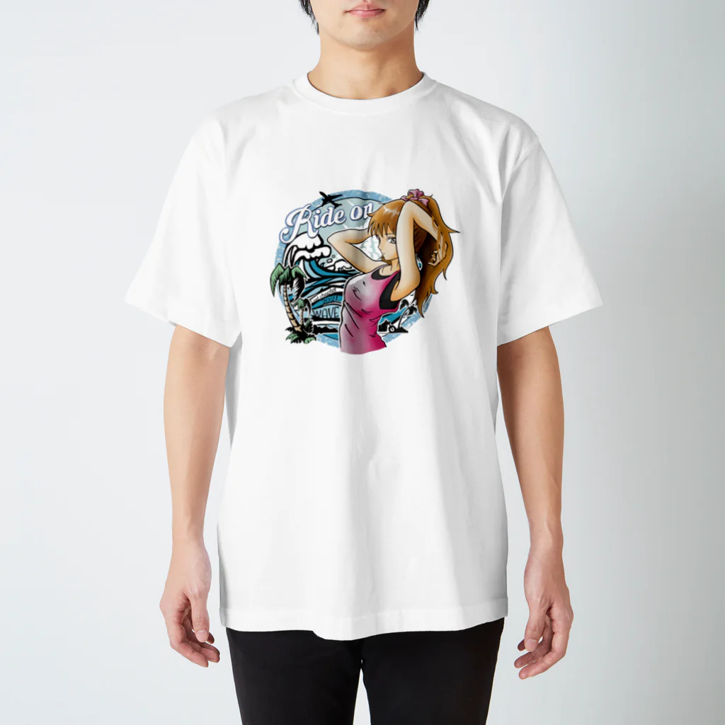 Last Chapterの【ride on】ビーチガール スタンダードTシャツ