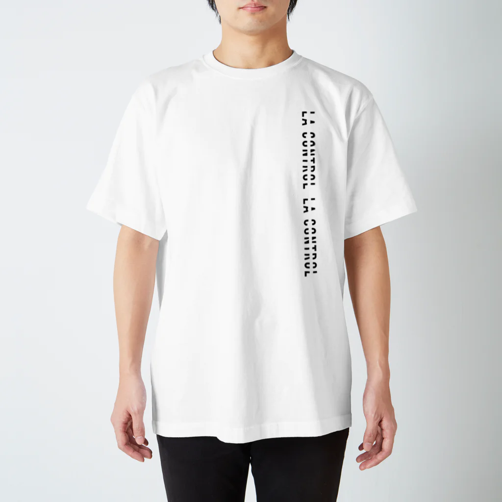 LA controlのLA control 09 黒 スタンダードTシャツ