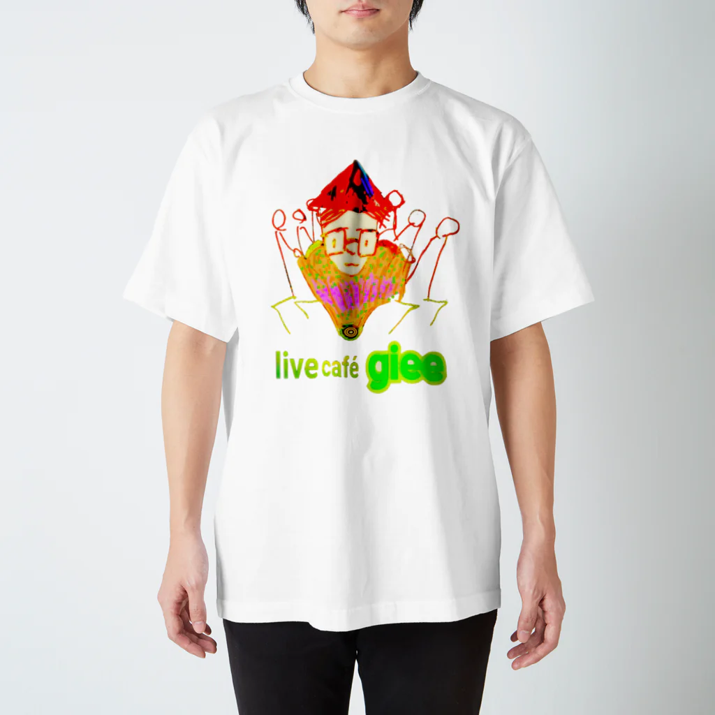 三遊亭小とりの稽古中livecaféへ スタンダードTシャツ