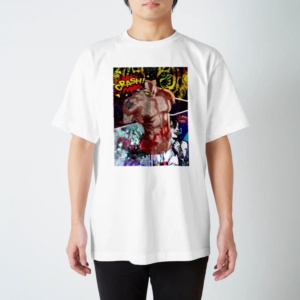 Kenny Goodsのアメコミ筋肉 スタンダードTシャツ