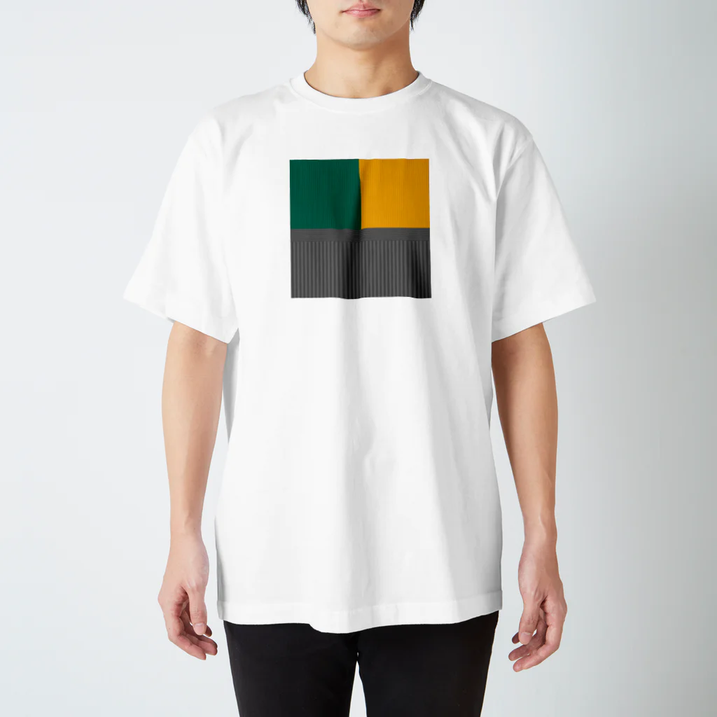 かたよったの和柄(よもからカラー) スタンダードTシャツ