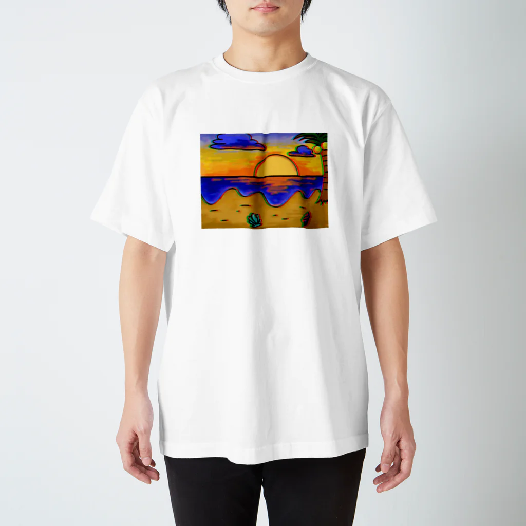 DaydreamのSunset sea Regular Fit T-Shirt