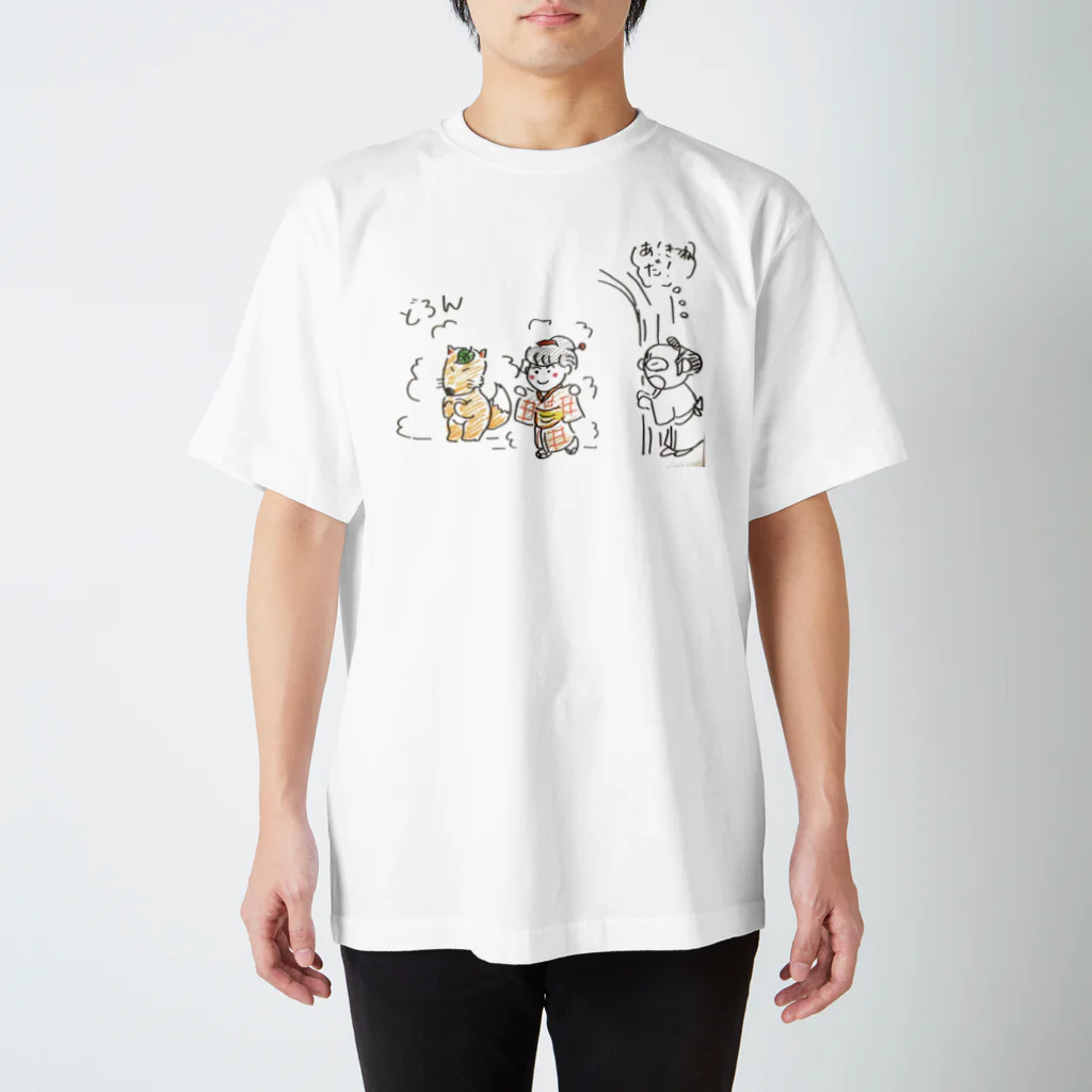 中華そば寿限無の王子のきつね スタンダードTシャツ